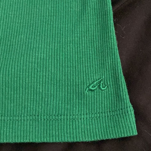 Like new Active Basic Ribbed Racerback Forest Green Tank - Picture 3 of 10